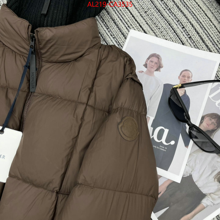 Down jacket Women-Moncler replcia cheap from china ID: CA3535 $: 219USD