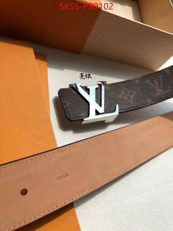 Belts-LV replica aaaaa designer ID: PB9102 $: 55USD