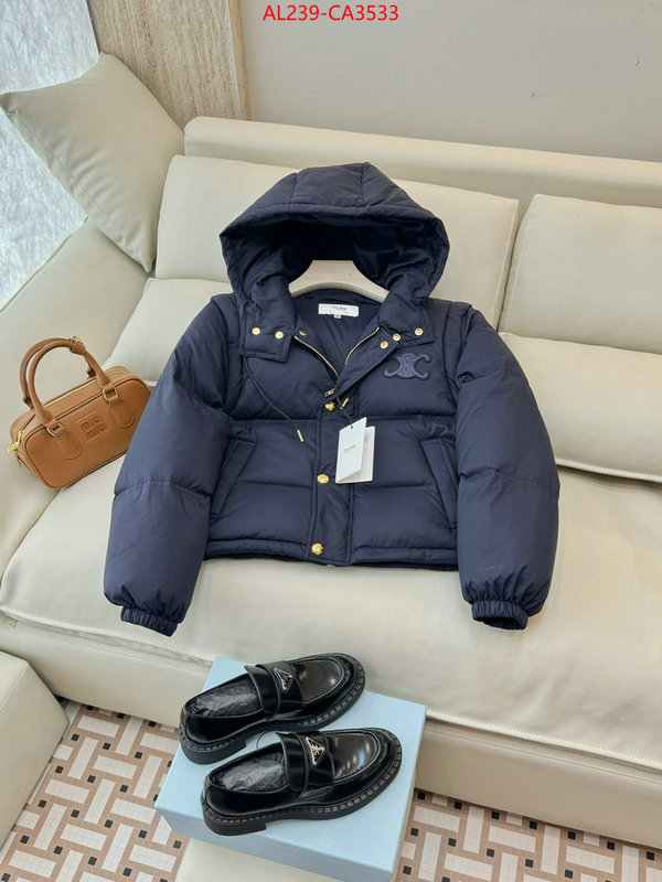 Down jacket Women-Celine designer 1:1 replica ID: CA3533 $: 239USD