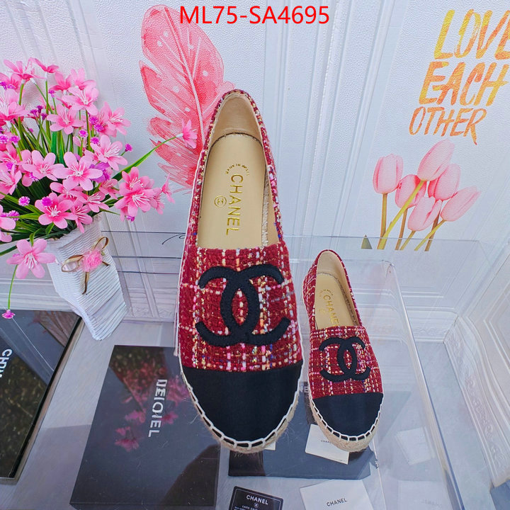 Women Shoes-Chanel how to find designer replica ID: SA4695 $: 75USD