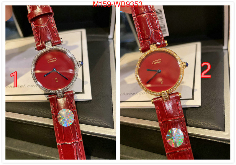 Watch(4A)-Cartier top quality fake ID: WB9353 $: 159USD