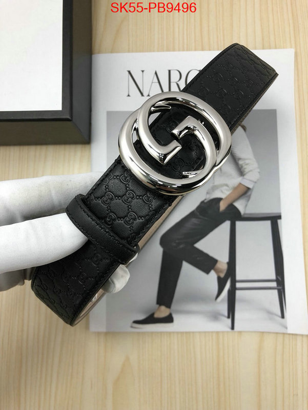 Belts-Gucci top fake designer ID: PB9496 $: 55USD