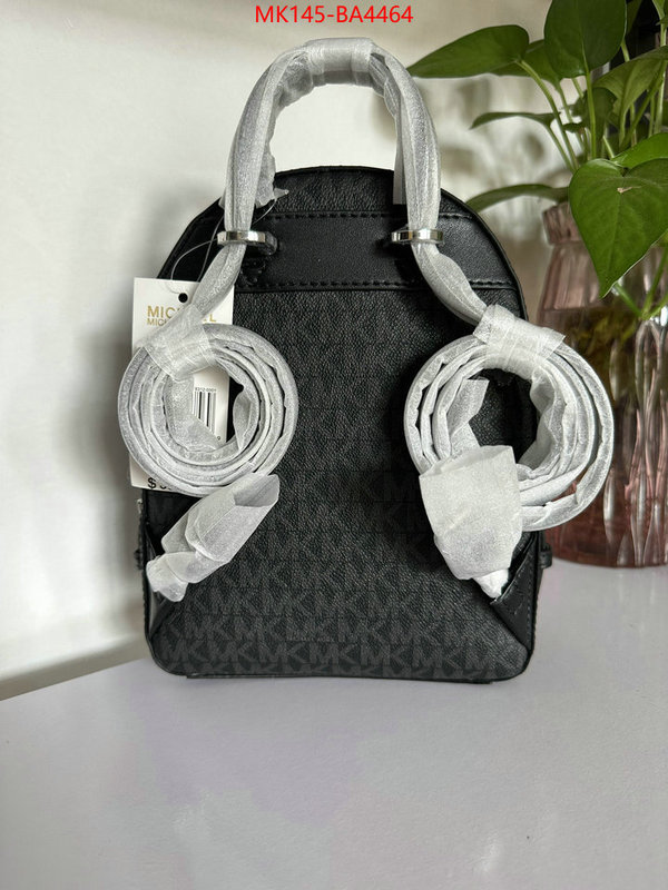 Michael Kors Bags(TOP)-Backpack- top quality fake ID: BA4464 $: 145USD,