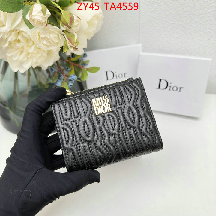 Dior Bags(4A)-Wallet- what is a 1:1 replica ID: TA4559 $: 45USD,