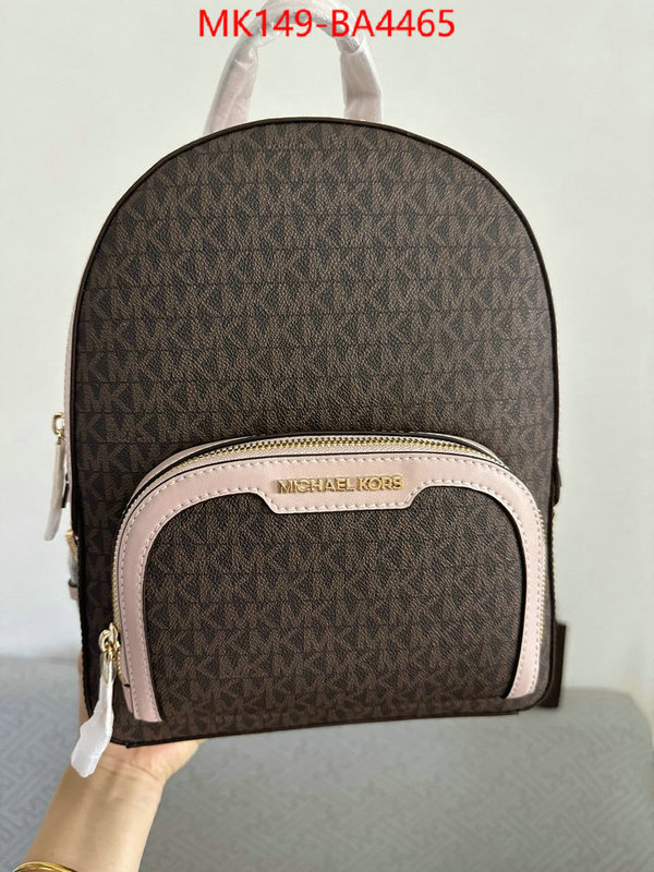 Michael Kors Bags(TOP)-Backpack- from china ID: BA4465 $: 149USD,