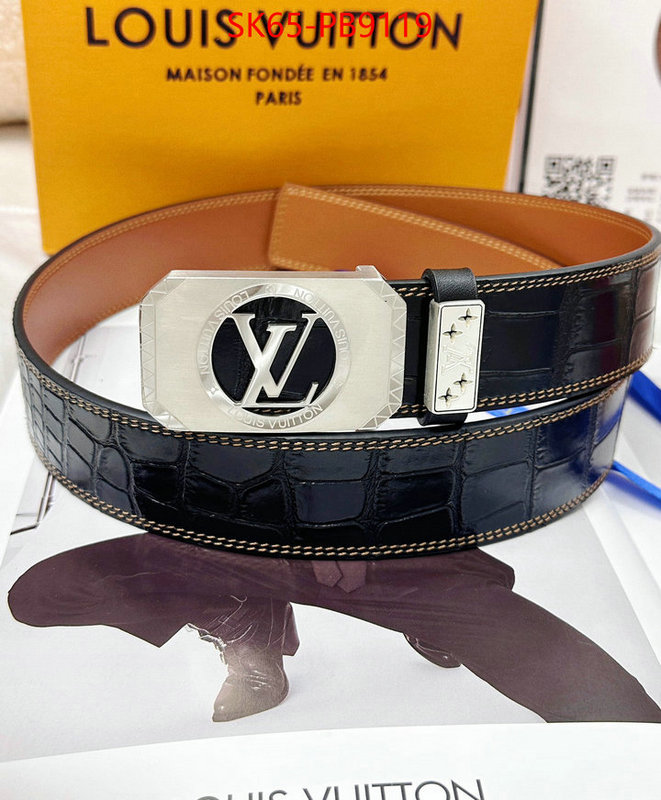 Belts-LV quality replica ID: PB9119 $: 65USD