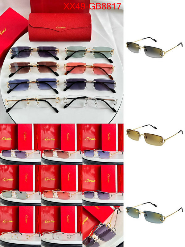 Glasses-Cartier we provide top cheap aaaaa ID: GB8817 $: 49USD