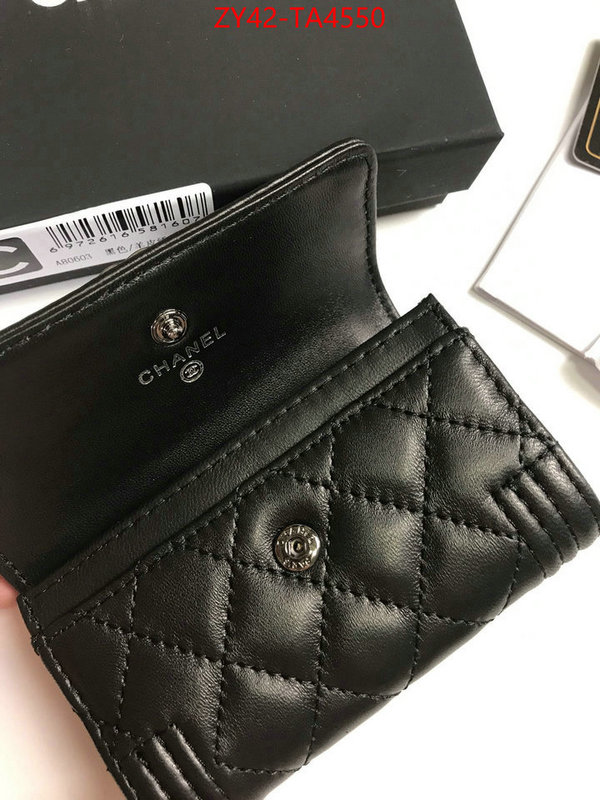 Chanel Bags(4A)-Wallet- buy the best high quality replica ID: TA4550 $: 42USD,