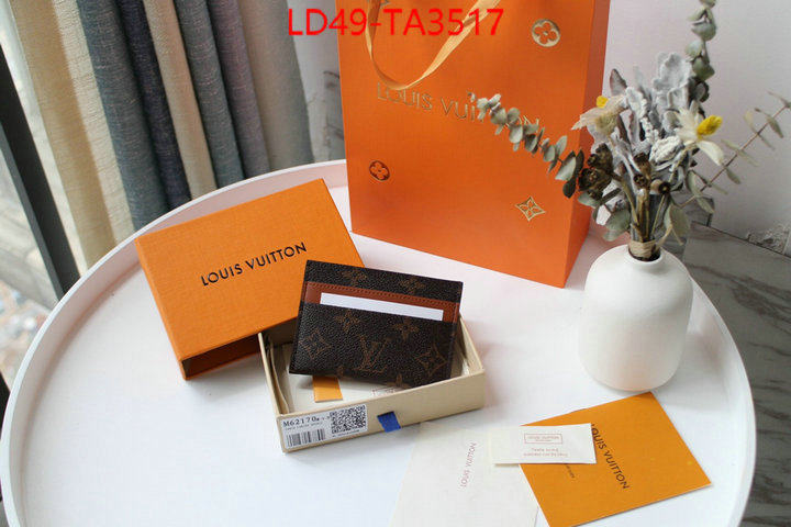 LV Bags(TOP)-Wallet the highest quality fake ID: TA3517 $: 49USD,