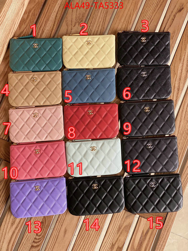 Chanel Bags(TOP)-Wallet- online shop ID: TA5333 $: 49USD,