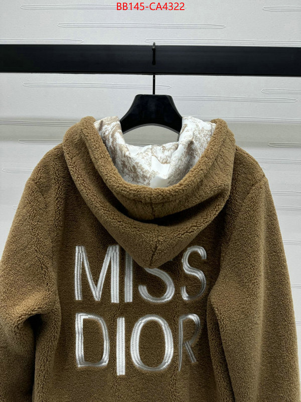 Clothing-Dior the best quality replica ID: CA4322 $: 145USD