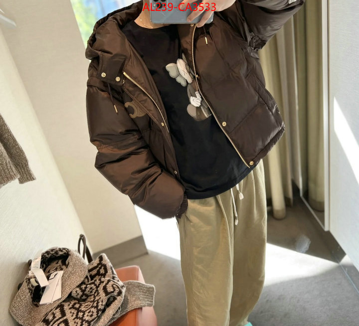 Down jacket Women-Celine designer 1:1 replica ID: CA3533 $: 239USD