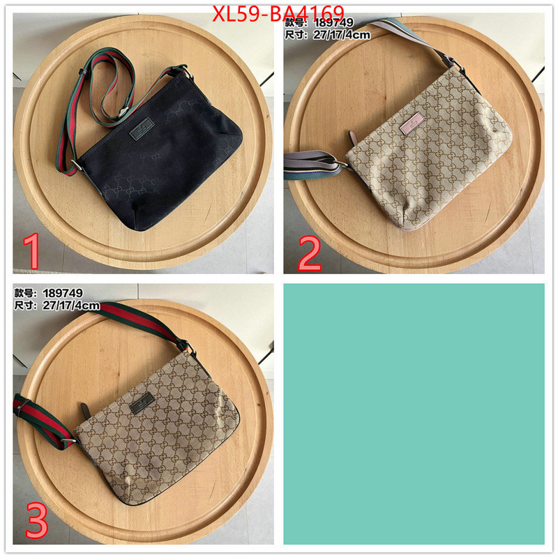 Gucci Bags(4A)-Crossbody- buy top high quality replica ID: BA4169 $: 59USD,