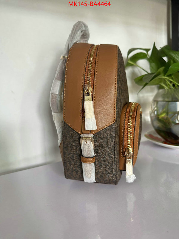 Michael Kors Bags(TOP)-Backpack- top quality fake ID: BA4464 $: 145USD,