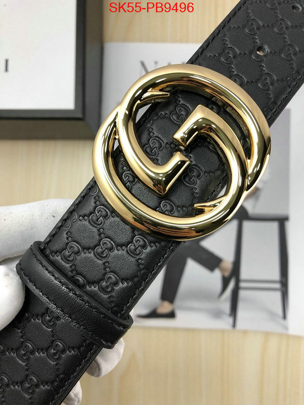 Belts-Gucci top fake designer ID: PB9496 $: 55USD