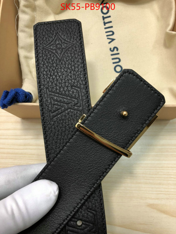 Belts-LV new designer replica ID: PB9100 $: 55USD