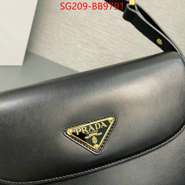 Prada Bags(TOP)-Handbag- designer 7 star replica ID: BB9791 $: 209USD,