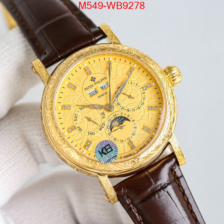 Watch(TOP)-Patek Philippe top quality ID: WB9278 $: 549USD