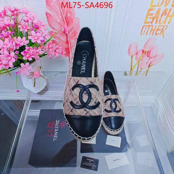 Women Shoes-Chanel what's the best place to buy replica ID: SA4696 $: 75USD