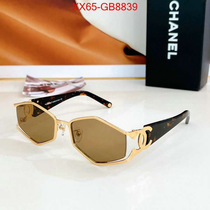 Glasses-Chanel for sale cheap now ID: GB8839 $: 65USD