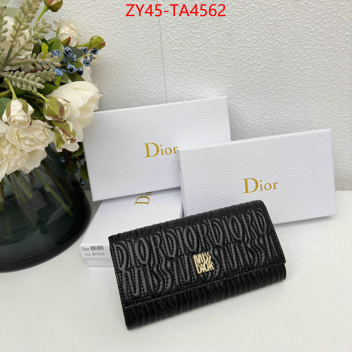 Dior Bags(4A)-Wallet- outlet 1:1 replica ID: TA4562 $: 45USD,