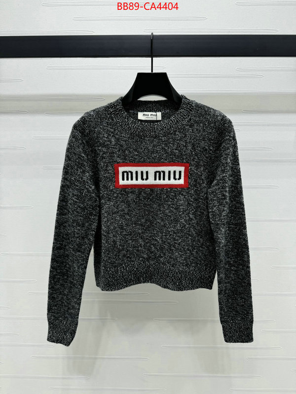 Clothing-MIU MIU customize the best replica ID: CA4404 $: 89USD