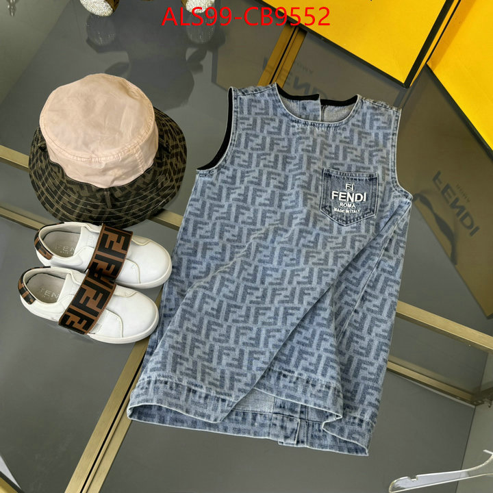 Kids clothing-Fendi best wholesale replica ID: CB9552 $: 99USD