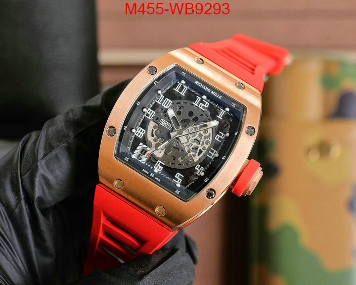 Watch(TOP)-Richard Mille quality replica ID: WB9293 $: 455USD