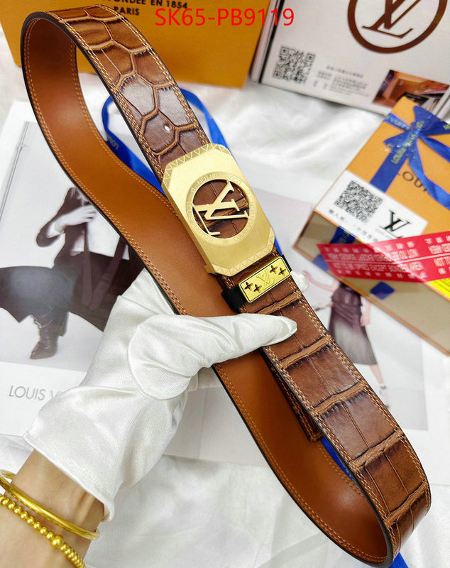 Belts-LV quality replica ID: PB9119 $: 65USD