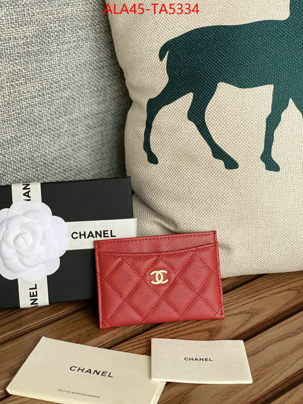 Chanel Bags(TOP)-Wallet- found replica ID: TA5334 $: 45USD,