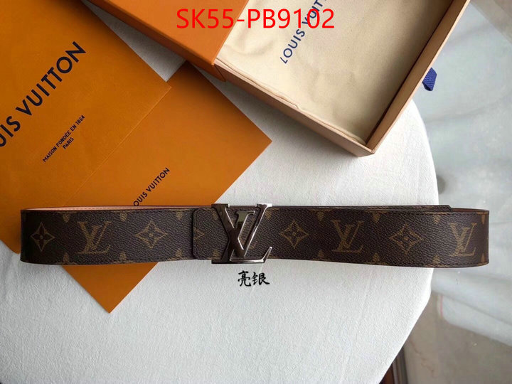 Belts-LV replica aaaaa designer ID: PB9102 $: 55USD