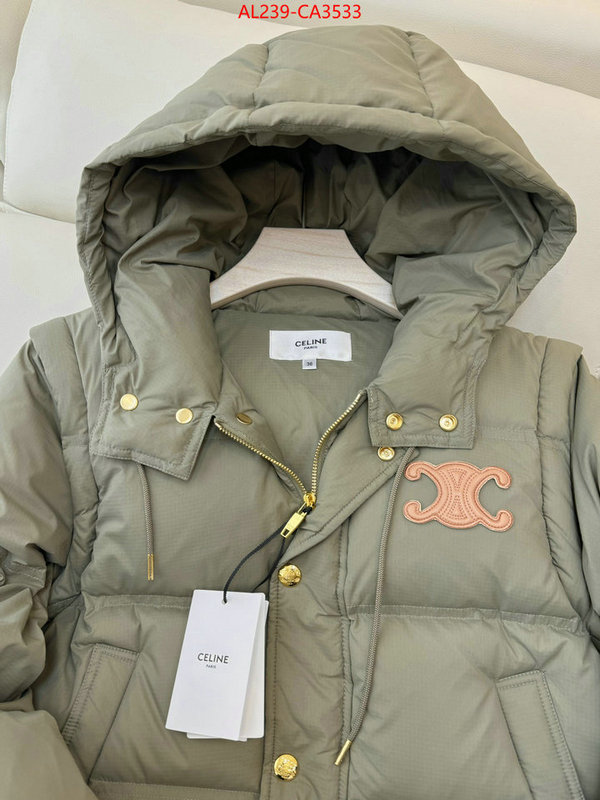 Down jacket Women-Celine designer 1:1 replica ID: CA3533 $: 239USD