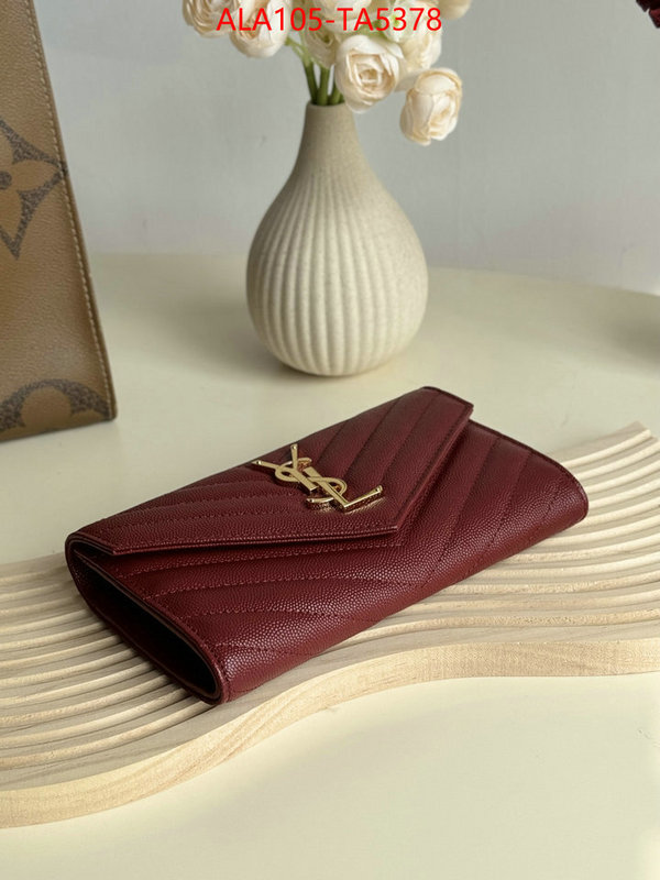 YSL Bags(TOP)-Wallet- best luxury replica ID: TA5378 $: 105USD,