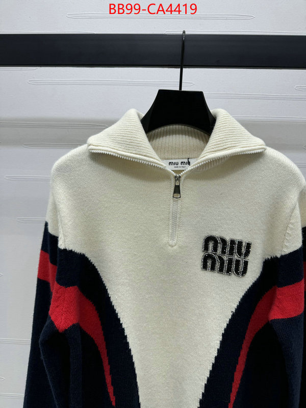 Clothing-MIU MIU where can you buy replica ID: CA4419 $: 99USD