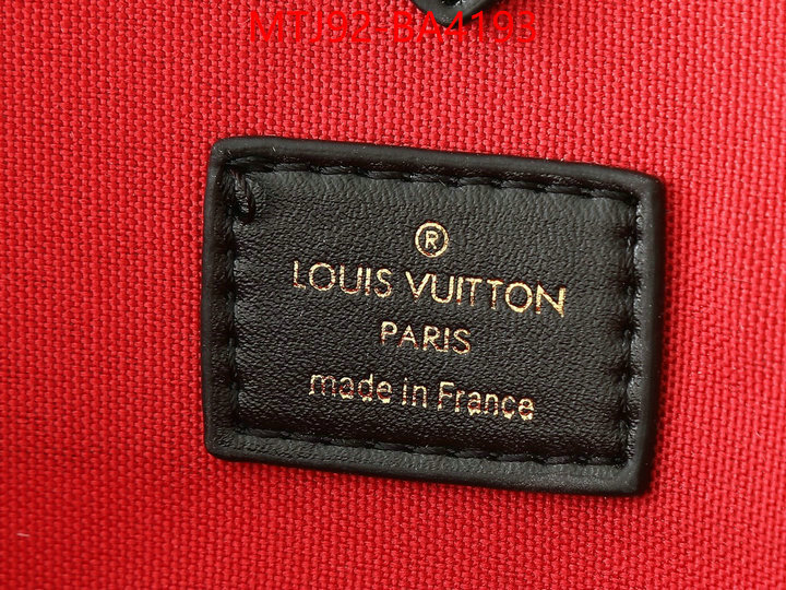 LV Bags(4A)-Handbag Collection- perfect replica ID: BA4193 $: 92USD,