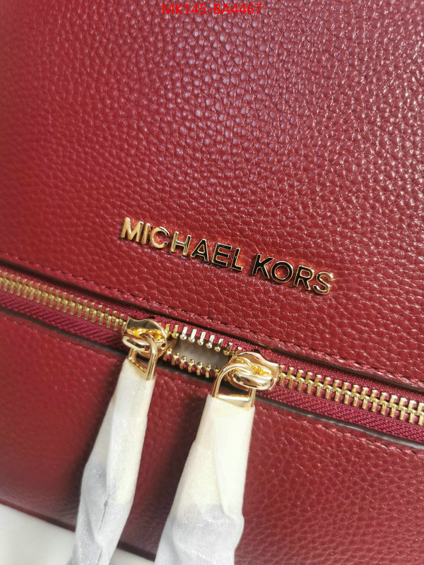 Michael Kors Bags(TOP)-Backpack- brand designer replica ID: BA4467 $: 145USD,