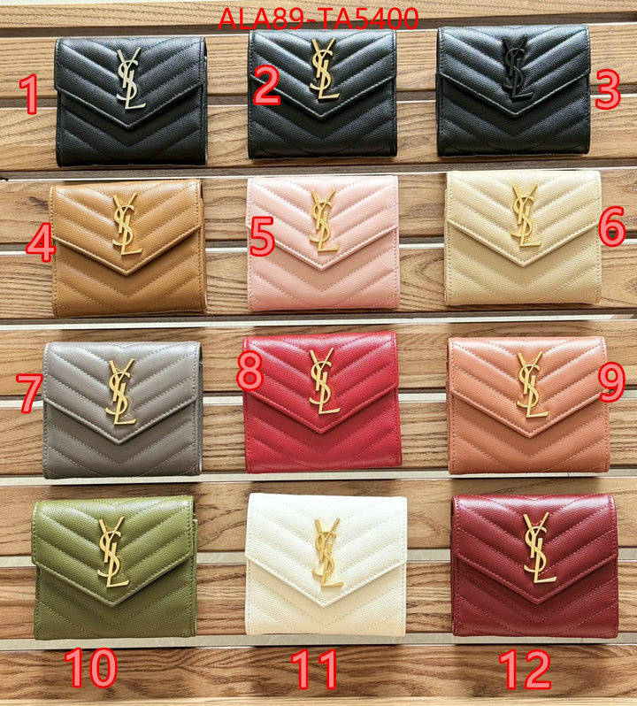 YSL Bags(TOP)-Wallet- how quality ID: TA5400 $: 89USD,