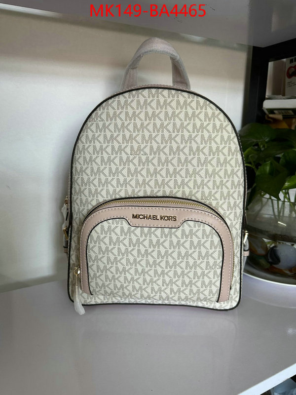 Michael Kors Bags(TOP)-Backpack- from china ID: BA4465 $: 149USD,