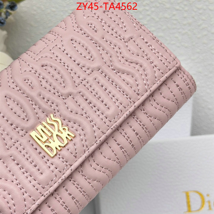 Dior Bags(4A)-Wallet- outlet 1:1 replica ID: TA4562 $: 45USD,