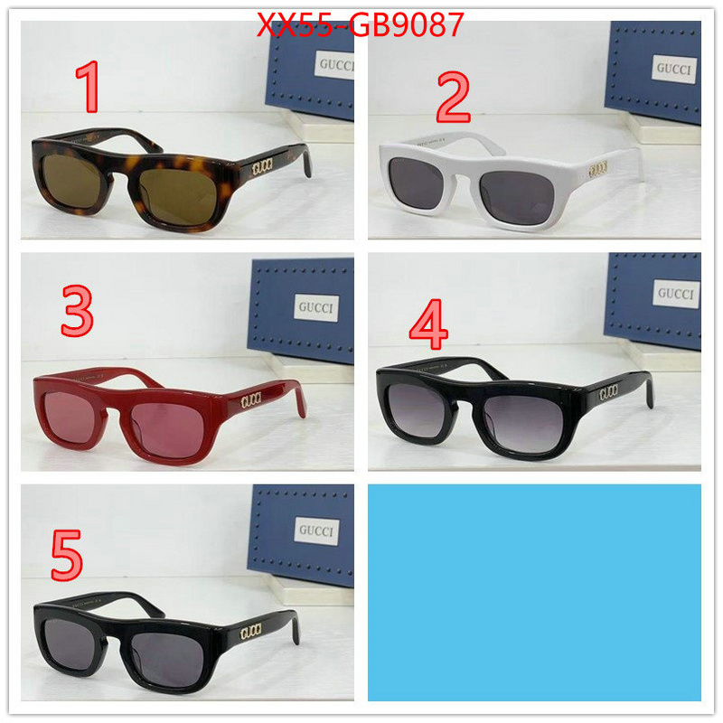 Glasses-Gucci what's the best to buy replica ID: GB9087 $: 55USD