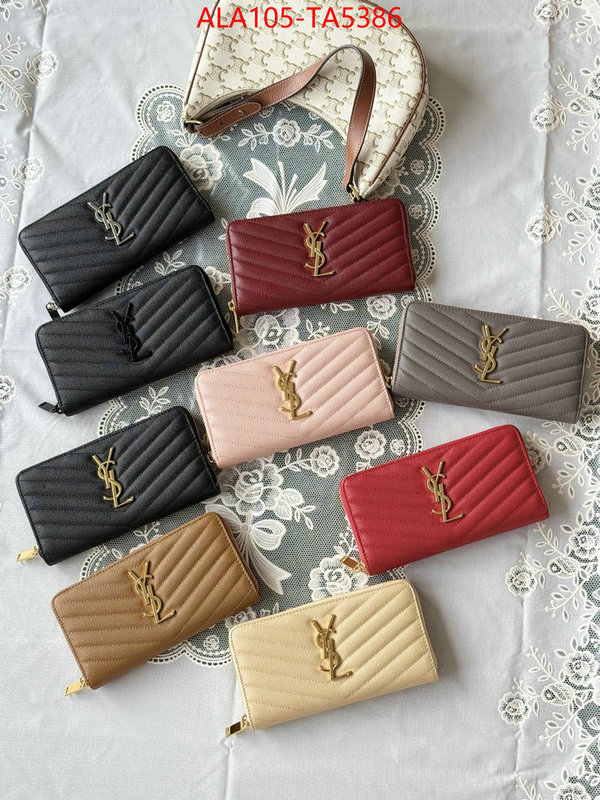 YSL Bags(TOP)-Wallet- customize best quality replica ID: TA5386 $: 105USD,