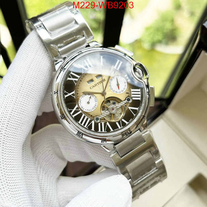 Watch(TOP)-Cartier where can i buy the best quality ID: WB9203 $: 229USD