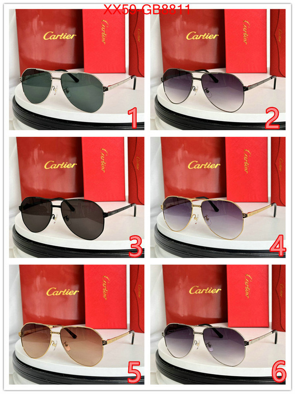 Glasses-Cartier high quality 1:1 replica ID: GB8811 $: 59USD