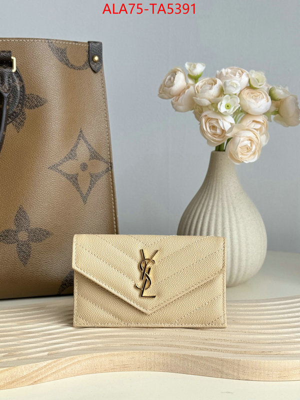 YSL Bags(TOP)-Wallet- best quality fake ID: TA5391 $: 75USD,