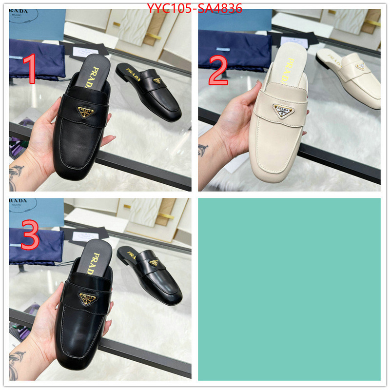 Women Shoes-Prada luxury 7 star replica ID: SA4836 $: 105USD