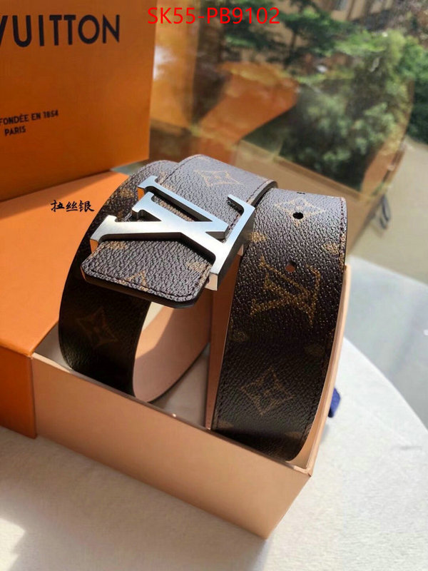 Belts-LV replica aaaaa designer ID: PB9102 $: 55USD