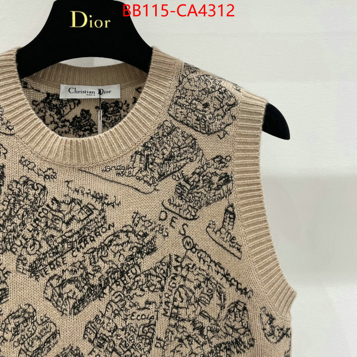 Clothing-Dior cheap wholesale ID: CA4312 $: 115USD