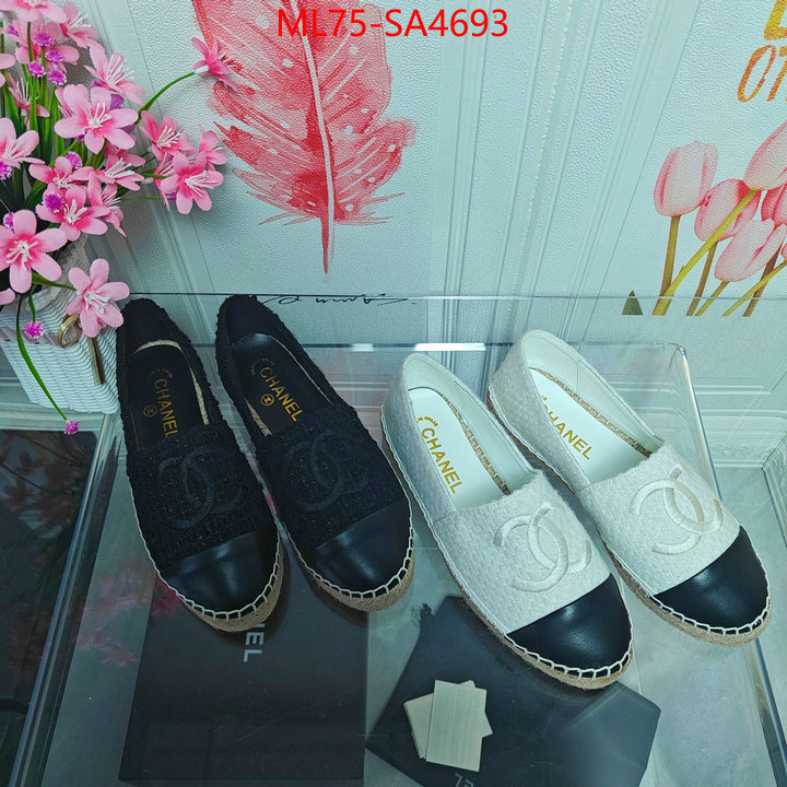 Women Shoes-Chanel luxury 7 star replica ID: SA4693 $: 75USD