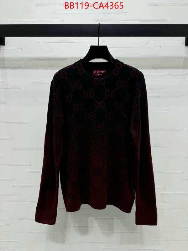 Clothing-Gucci where can i buy the best quality ID: CA4365 $: 119USD