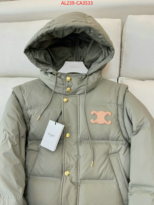 Down jacket Women-Celine designer 1:1 replica ID: CA3533 $: 239USD